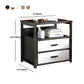 Modern Drawer Storage Nightstand 20 Inch H Imitation Wood Shelf Included Night Table Clearhalo 'Bedroom Furniture' 'furn' 'furn_night_stand' 'Furniture' 'night_stand' 'Nightstands' 5592198