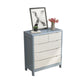 Contemporary Solid Wood Storage Chest Matte Finish Bedroom Dresser 31"L x 16"W x 37"H Light Blue-White Clearhalo 'Bedroom Furniture' 'Dressers & Chests' 'dressers_chests' 'furn' 'furn_dressers_chests' 'Furniture' 5592262