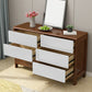 Contemporary Solid Wood Storage Chest Matte Finish Bedroom Dresser Clearhalo 'Bedroom Furniture' 'Dressers & Chests' 'dressers_chests' 'furn' 'furn_dressers_chests' 'Furniture' 5592267