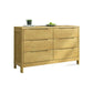 Contemporary Solid Wood Storage Chest Matte Finish Bedroom Dresser 47"L x 16"W x 30"H Natural Clearhalo 'Bedroom Furniture' 'Dressers & Chests' 'dressers_chests' 'furn' 'furn_dressers_chests' 'Furniture' 5592274