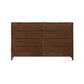 Contemporary Solid Wood Storage Chest Matte Finish Bedroom Dresser 47"L x 16"W x 30"H Nut-Brown Clearhalo 'Bedroom Furniture' 'Dressers & Chests' 'dressers_chests' 'furn' 'furn_dressers_chests' 'Furniture' 5592280