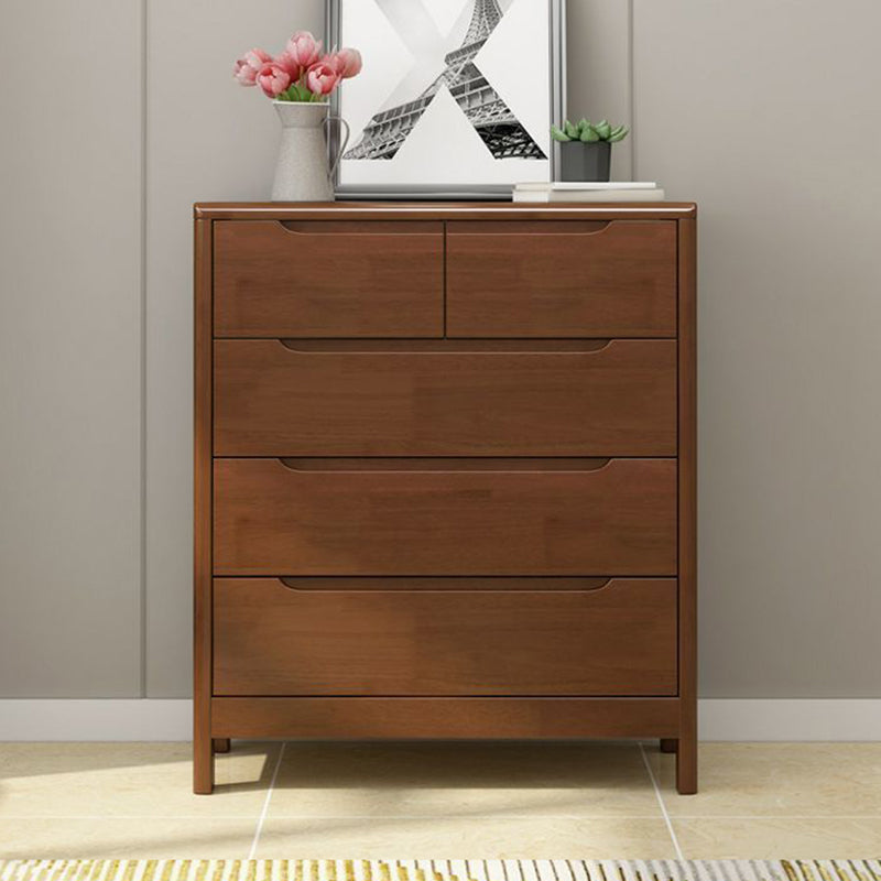 Contemporary Solid Wood Storage Chest Matte Finish Bedroom Dresser Clearhalo 'Bedroom Furniture' 'Dressers & Chests' 'dressers_chests' 'furn' 'furn_dressers_chests' 'Furniture' 5592286
