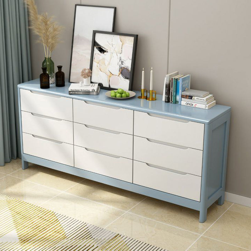 Contemporary Solid Wood Storage Chest Matte Finish Bedroom Dresser Clearhalo 'Bedroom Furniture' 'Dressers & Chests' 'dressers_chests' 'furn' 'furn_dressers_chests' 'Furniture' 5592290