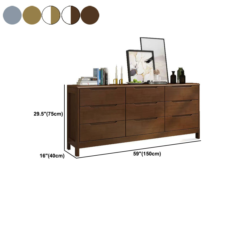 Contemporary Solid Wood Storage Chest Matte Finish Bedroom Dresser Clearhalo 'Bedroom Furniture' 'Dressers & Chests' 'dressers_chests' 'furn' 'furn_dressers_chests' 'Furniture' 5592293