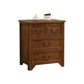 Commode de chambre à poitrine verticale traditionnelle en bois massif