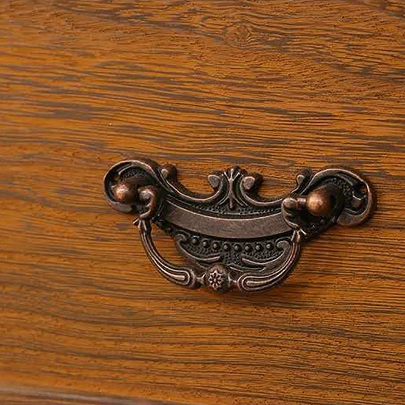 Commode de chambre à poitrine verticale traditionnelle en bois massif