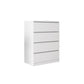 Contemporary Chest Wood Vertical Chest with Drawers for Home/Office