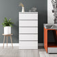 Contemporary Chest Wood Vertical Chest with Drawers for Home/Office