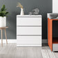 Contemporary Chest Wood Vertical Chest with Drawers for Home/Office