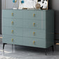 Contemporary Vertical Chest Wood Chest with Drawers for Bedroom 47"L x 16"W x 35"H Green Clearhalo 'Bedroom Furniture' 'Dressers & Chests' 'dressers_chests' 'furn' 'furn_dressers_chests' 'Furniture' 5592597