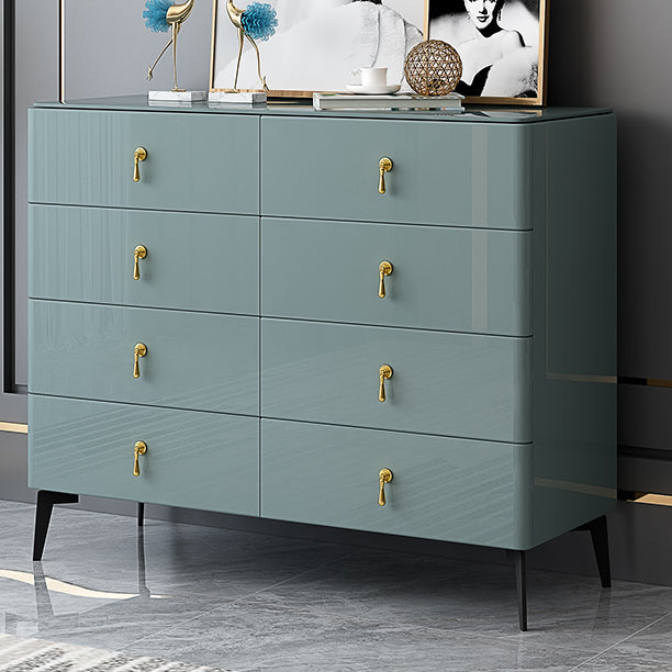 Contemporary Vertical Chest Wood Chest with Drawers for Bedroom 47"L x 16"W x 35"H Green Clearhalo 'Bedroom Furniture' 'Dressers & Chests' 'dressers_chests' 'furn' 'furn_dressers_chests' 'Furniture' 5592597