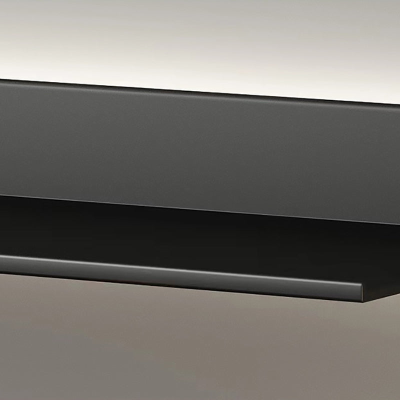 1 plank metalen boekenplank moderne zwevende muur gemonteerd boekenkast