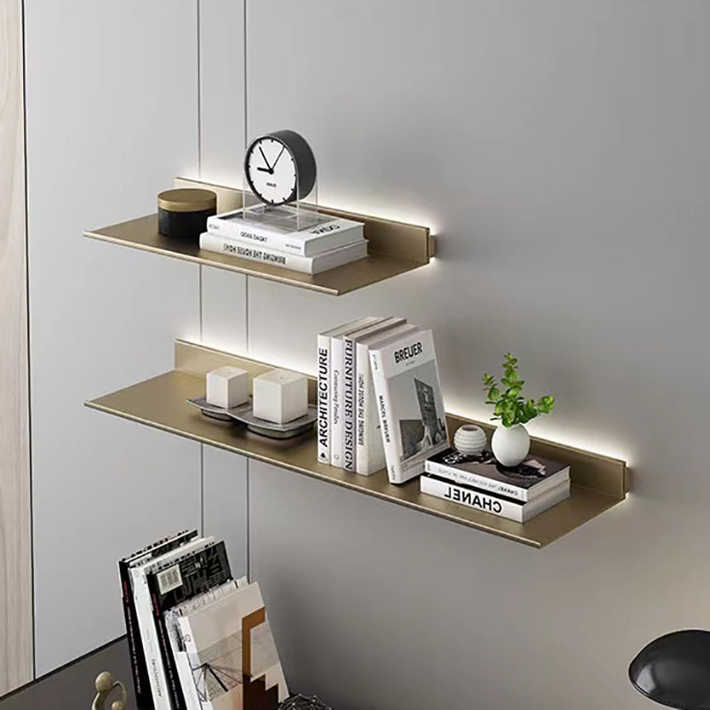 1 plank metalen boekenplank moderne zwevende muur gemonteerd boekenkast