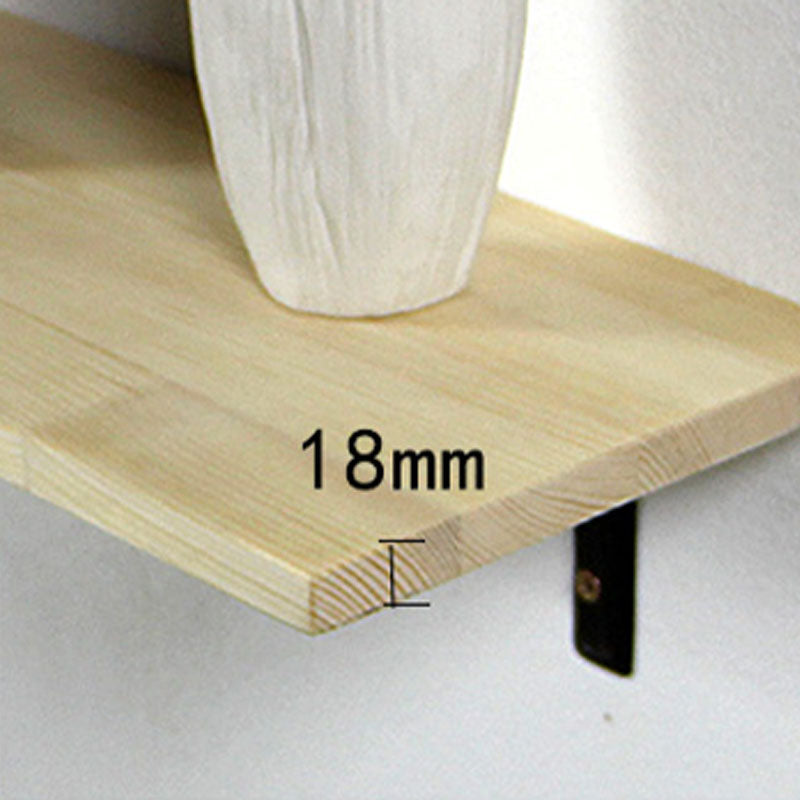 1 Shelf Floating Bookcase Natural Wood Closed Back Bookshelf Clearhalo 'Bookcases' 'furn' 'furn_bookcases' 'Furniture' 'Office Furniture' 5592743