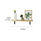 1 Shelf Floating Bookcase Natural Wood Closed Back Bookshelf Clearhalo 'Bookcases' 'furn' 'furn_bookcases' 'Furniture' 'Office Furniture' 5592754