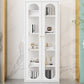 Modern Metal Bookcase Standard Closed Back Bookshelf for Home Office