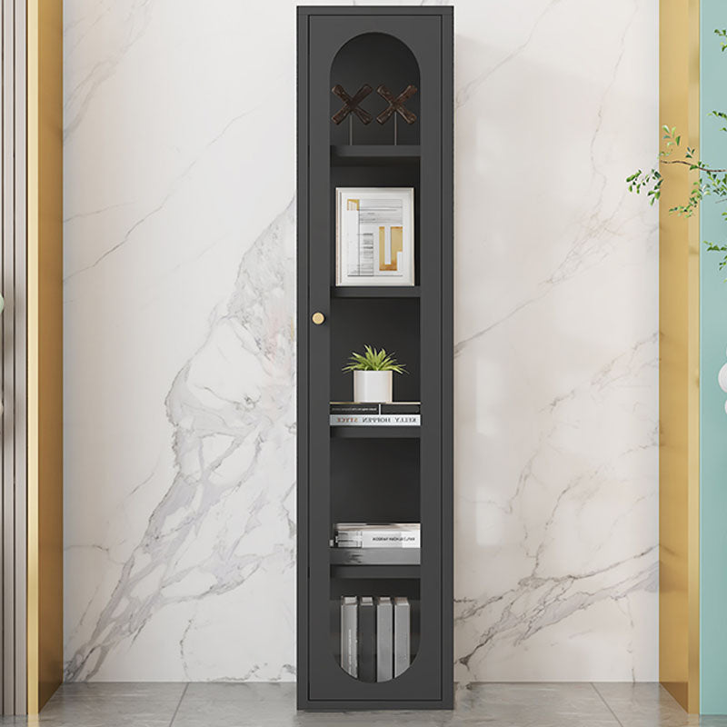 Modern Metal Bookcase Standard Closed Back Bookshelf for Home Office