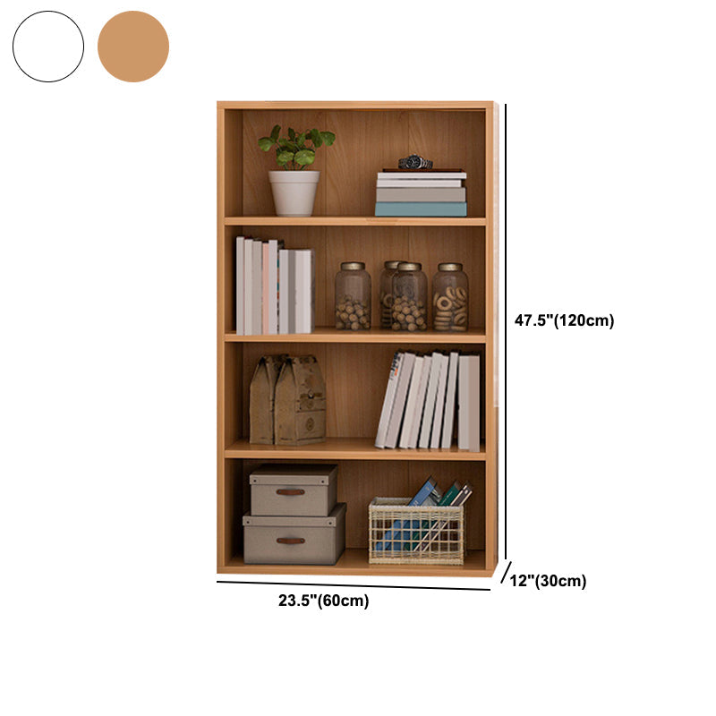 Modern Engineered Wood Bookcase Standard Bookshelf for Any Room 23.6" L X 11.8" H