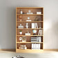 9.5"W Modern Wood Bookshelf Rectangular Shelves Bookcase for Living Room