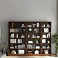 9.5"W Modern Wood Bookshelf Rectangular Shelves Bookcase for Living Room
