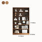 9.5"W Modern Wood Bookshelf Rectangular Shelves Bookcase for Living Room