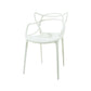 Scandinavian Arm Dining Chairs Plastic Low Back Dining Side Chair White 1 Piece Clearhalo 'Dining Chairs' 'Dining Tables & Seating' 'dining_chair' 'furn' 'furn_dining_chair' 'Furniture' 'Kitchen & Dining Furniture' 5592834