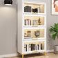 Modern Engineered Wood Bookcase White Standard Shelf with Door 24"L x 14"W x 64"H White Clearhalo 'Bookcases' 'furn' 'furn_bookcases' 'Furniture' 'Office Furniture' 5592951