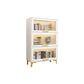Modern Engineered Wood Bookcase White Standard Shelf with Door Clearhalo 'Bookcases' 'furn' 'furn_bookcases' 'Furniture' 'Office Furniture' 5592955