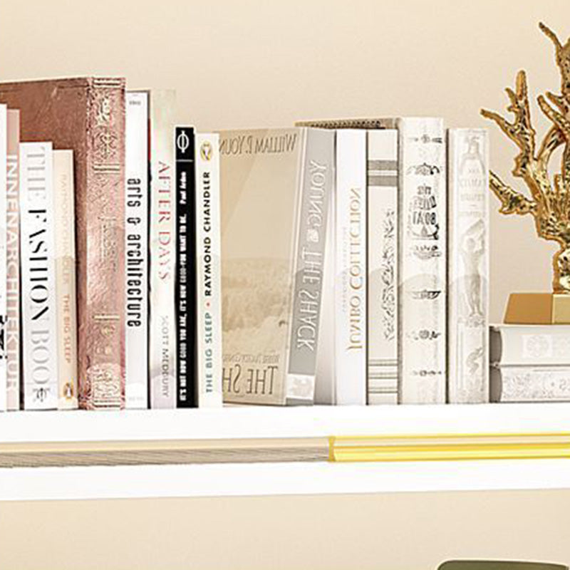 Modern Engineered Wood Bookcase White Standard Shelf with Door Clearhalo 'Bookcases' 'furn' 'furn_bookcases' 'Furniture' 'Office Furniture' 5592958