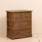 Traditional Matte Finish Storage Chest Bedroom Solid Wood Dresser 20"L x 12"W x 23"H Coffee Clearhalo 'Bedroom Furniture' 'Dressers & Chests' 'dressers_chests' 'furn' 'furn_dressers_chests' 'Furniture' 5592999