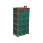 Traditional Matte Finish Storage Chest Bedroom Solid Wood Dresser 20"L x 12"W x 35"H Coffee Green Clearhalo 'Bedroom Furniture' 'Dressers & Chests' 'dressers_chests' 'furn' 'furn_dressers_chests' 'Furniture' 5593019