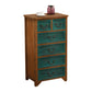 Traditional Matte Finish Storage Chest Bedroom Solid Wood Dresser 20"L x 14"W x 35"H Coffee Green Clearhalo 'Bedroom Furniture' 'Dressers & Chests' 'dressers_chests' 'furn' 'furn_dressers_chests' 'Furniture' 5593020