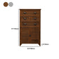 Traditional Matte Finish Storage Chest Bedroom Solid Wood Dresser Clearhalo 'Bedroom Furniture' 'Dressers & Chests' 'dressers_chests' 'furn' 'furn_dressers_chests' 'Furniture' 5593040