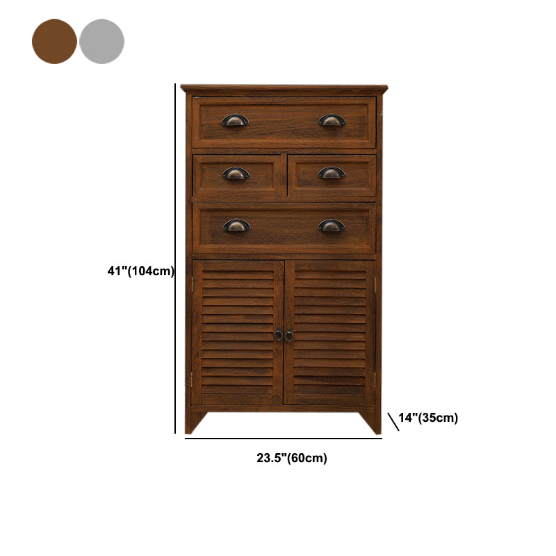 Traditional Matte Finish Storage Chest Bedroom Solid Wood Dresser Clearhalo 'Bedroom Furniture' 'Dressers & Chests' 'dressers_chests' 'furn' 'furn_dressers_chests' 'Furniture' 5593040