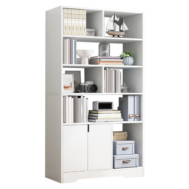 Floor Standard Bookshelf with Drawer Living Room Wooden Bookcase Rack Shelf