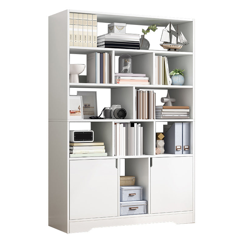 Floor Standard Bookshelf with Drawer Living Room Wooden Bookcase Rack Shelf