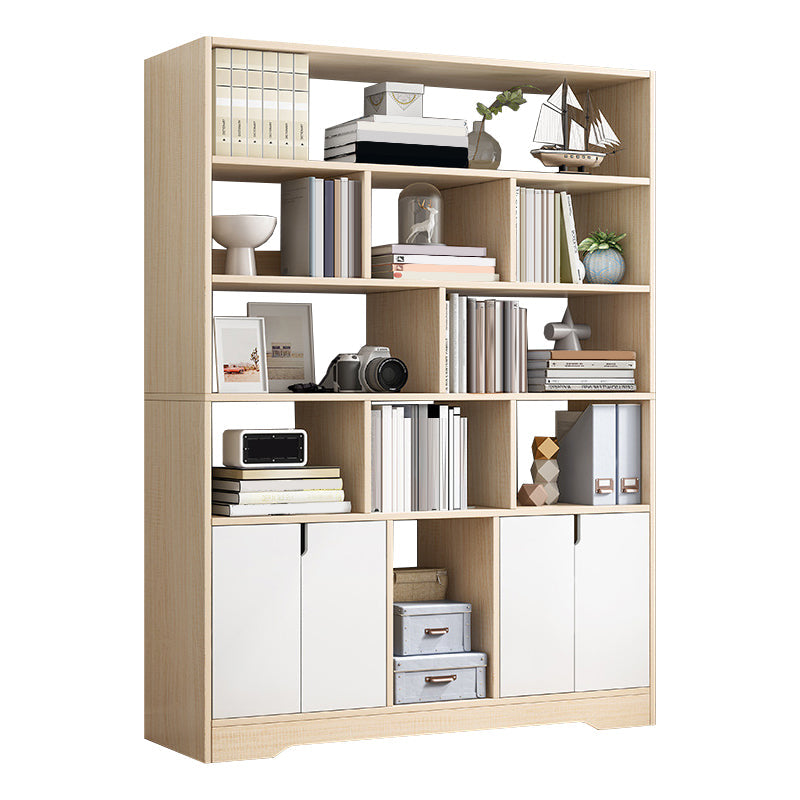 Floor Standard Bookshelf with Drawer Living Room Wooden Bookcase Rack Shelf