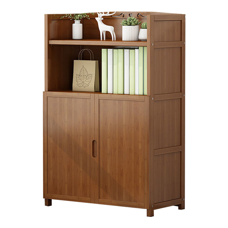 Walnut Bookcase Floor Multi-layer Storage Rack Student Home Bookshelf