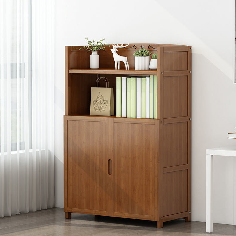 Walnut Bookcase Floor Multi-layer Storage Rack Student Home Bookshelf