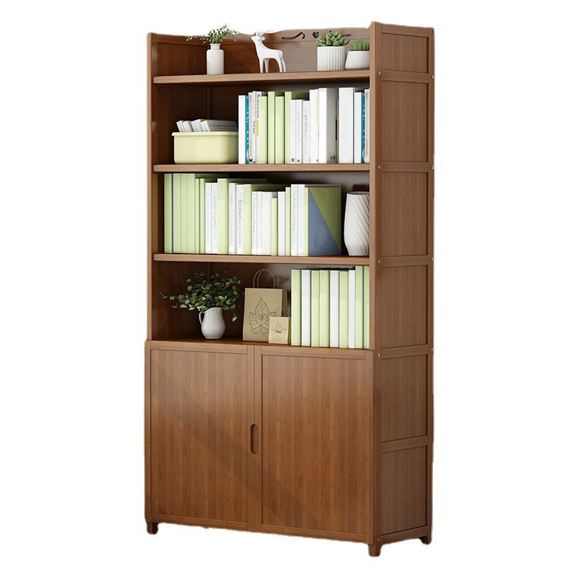 Walnut Bookcase Floor Multi-layer Storage Rack Student Home Bookshelf