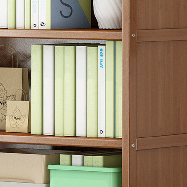 Walnut Bookcase Floor Multi-layer Storage Rack Student Home Bookshelf