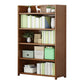 Walnut Bookcase Floor Multi-layer Storage Rack Student Home Bookshelf