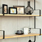 Industrial Wooden Floating Bookshelf Home Wall Mounted Bookcase