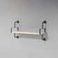 Industrial Wooden Floating Bookshelf Home Wall Mounted Bookcase