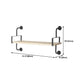 Industrial Wooden Floating Bookshelf Home Wall Mounted Bookcase