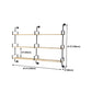 Industrial Wooden Floating Bookshelf Home Wall Mounted Bookcase