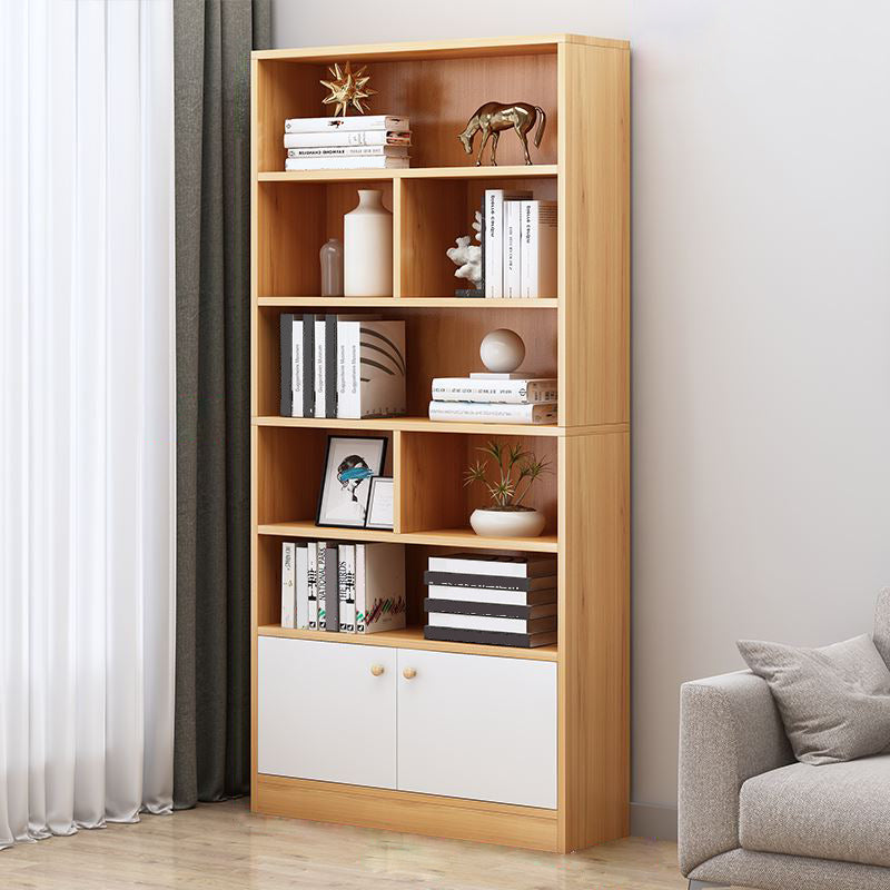 Contemporary Manufactured Wood Bookshelf Home Standard Bookcase