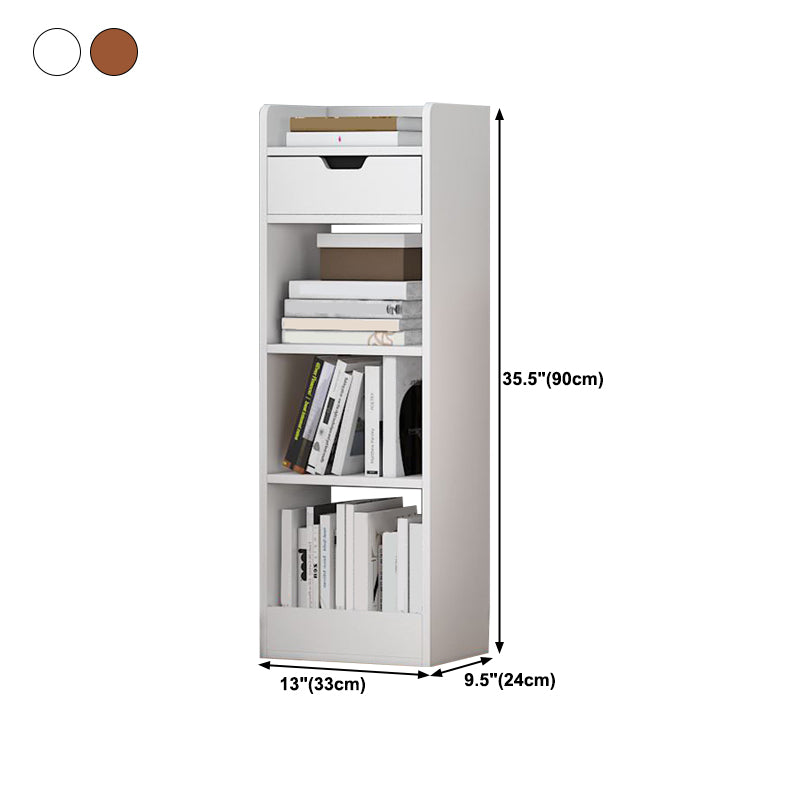 Contemporary Manufactured Wood Bookshelf Home Standard Bookcase