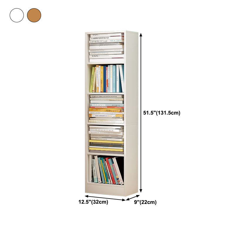 Contemporary Manufactured Wood Bookshelf Home Standard Bookcase