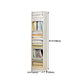 Contemporary Manufactured Wood Bookshelf Home Standard Bookcase